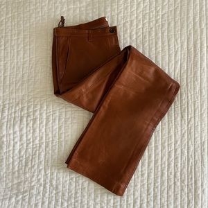 prada leather pants